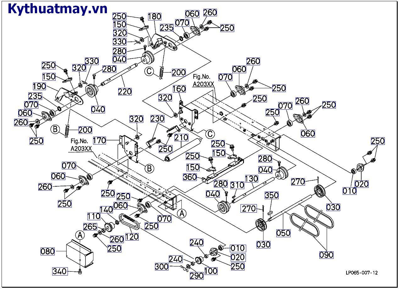 Khung vận chuyển phía toa phễu đất nền